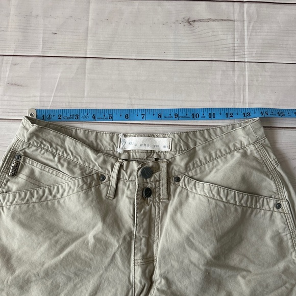 Vintage 90s Y2K Generation X Khaki Shorts | Size 9/10 Summer Retro Vintage Cute - Picture 5 of 7